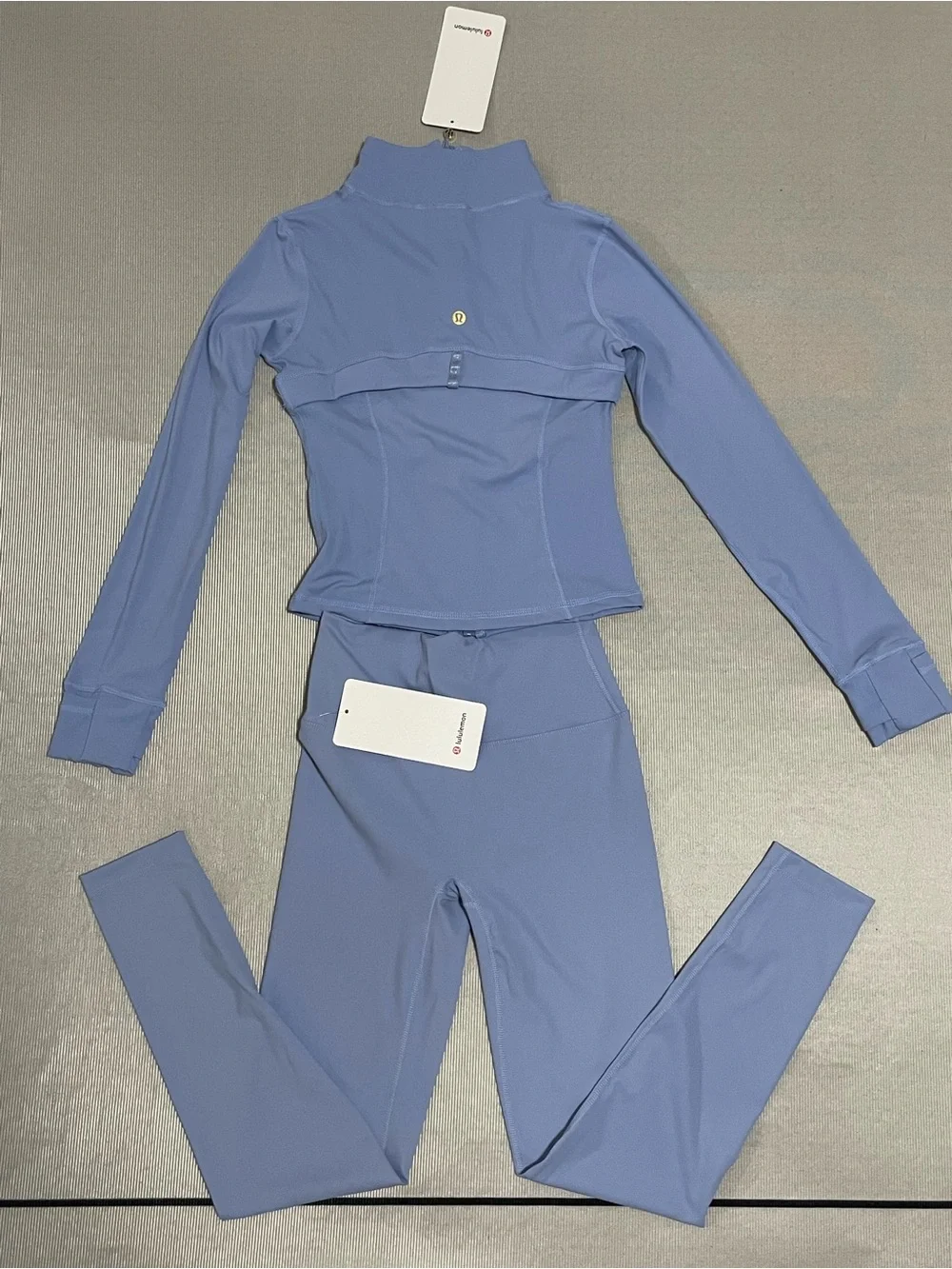 lululemon athletica Lavender Blue Full-Zip Bomber Jacket